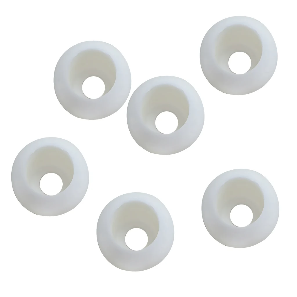 6 Pieces Elastic Shock Cord Bungee Rope Toggle Round Ball End Lock Stopper Stop Buckles Gear Replacement