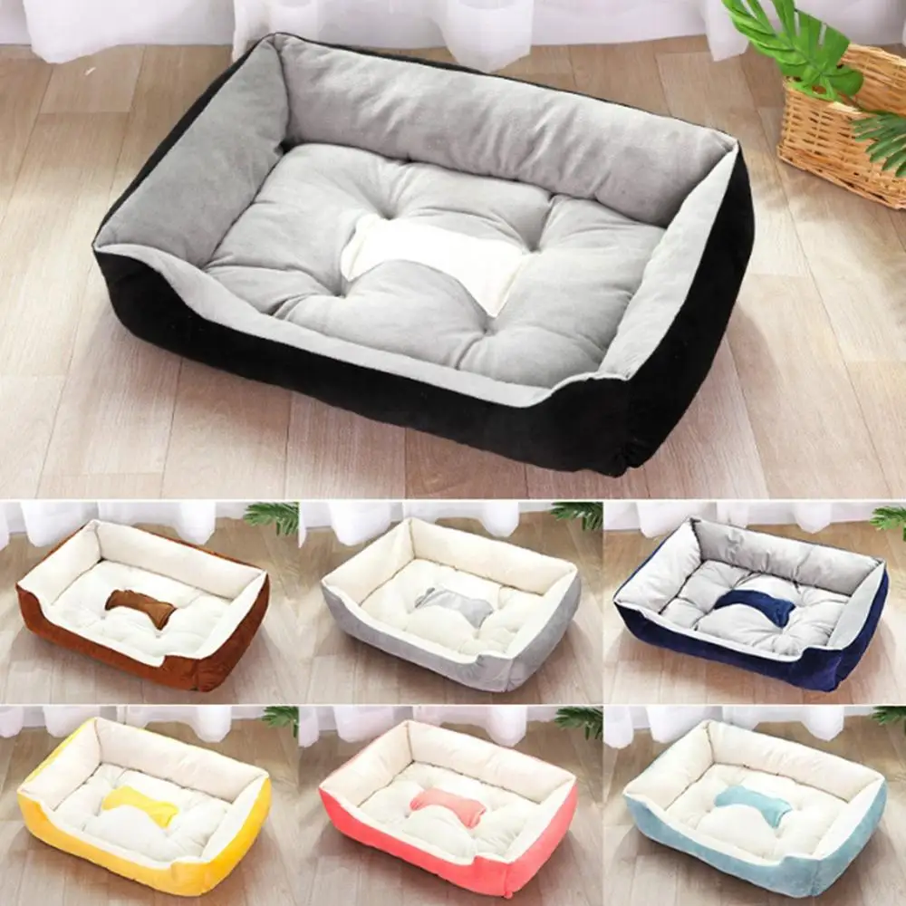 Dog Bed Mat Kennel Soft Dog Puppy Pet Supplies Nest For Small Medium Dogs Winter Warm Plush Bed House Waterproof Cloth Pet Beds Dog Bed Mat Kennel Soft Dog Puppy Pet Supplies Nest For Small Medium Dogs Winter Warm Plush Bed House Waterproof Cloth Pet Beds