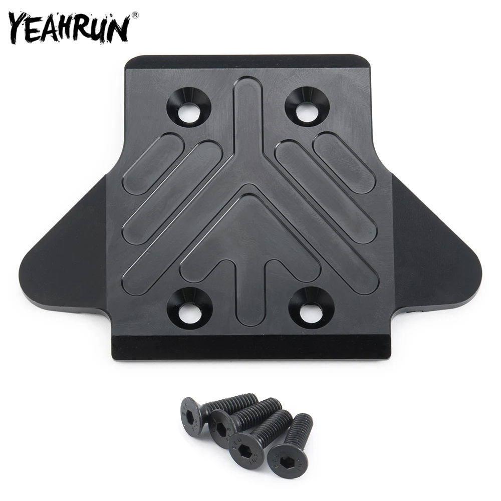 

Черный алюминиевый сплав, Задняя Нижняя пластина YEAHRUN, Защитная крышка для 1/8 Kraton 6S RC Гусеничный автомобиль, обновленные детали