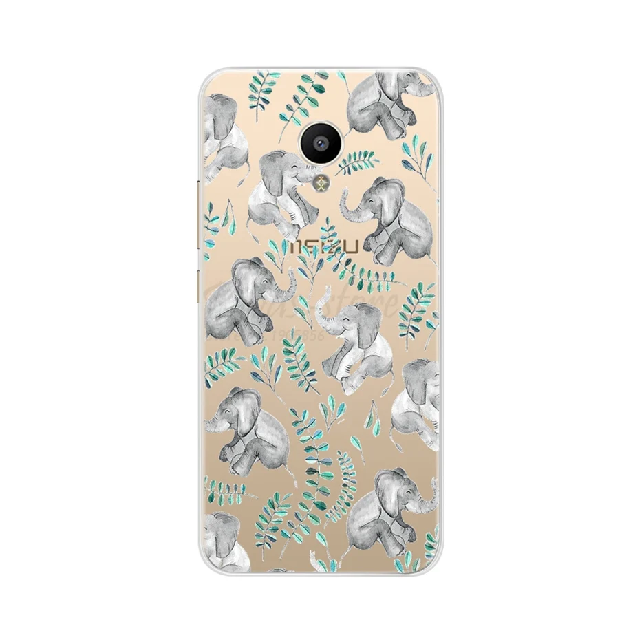 cases for meizu For Meizu M5 Case For Meizu M5 Cover Case Silicone TPU Soft Flowers Patterned Back Cover for Meizu M5 M 5 Mini Phone Case 5.2" best meizu phone case design