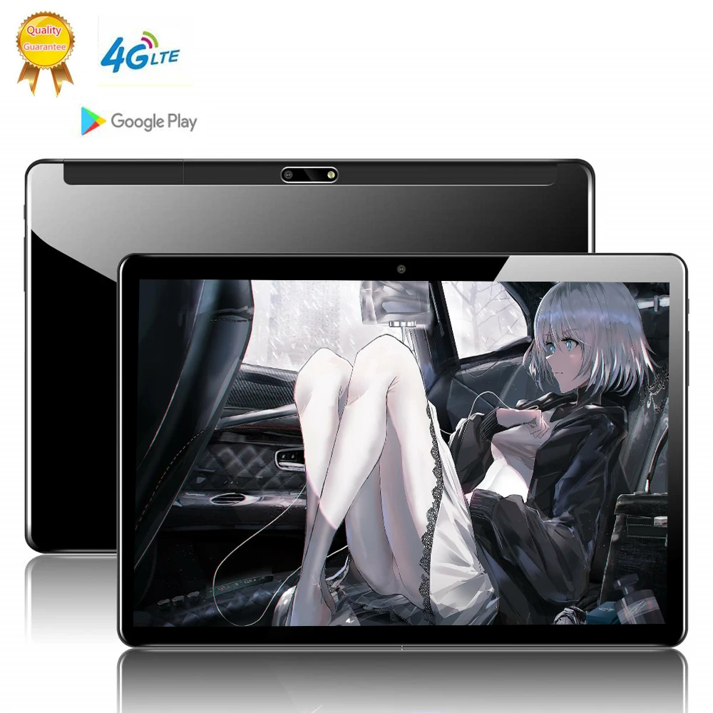 

2.5D Glass Screen 10.1 inch IPS screen 1920X1280 Android 9.0 tablet pc 8 Octa core 6GB RAM 128GB ROM 5MP Camera Tablets Phone