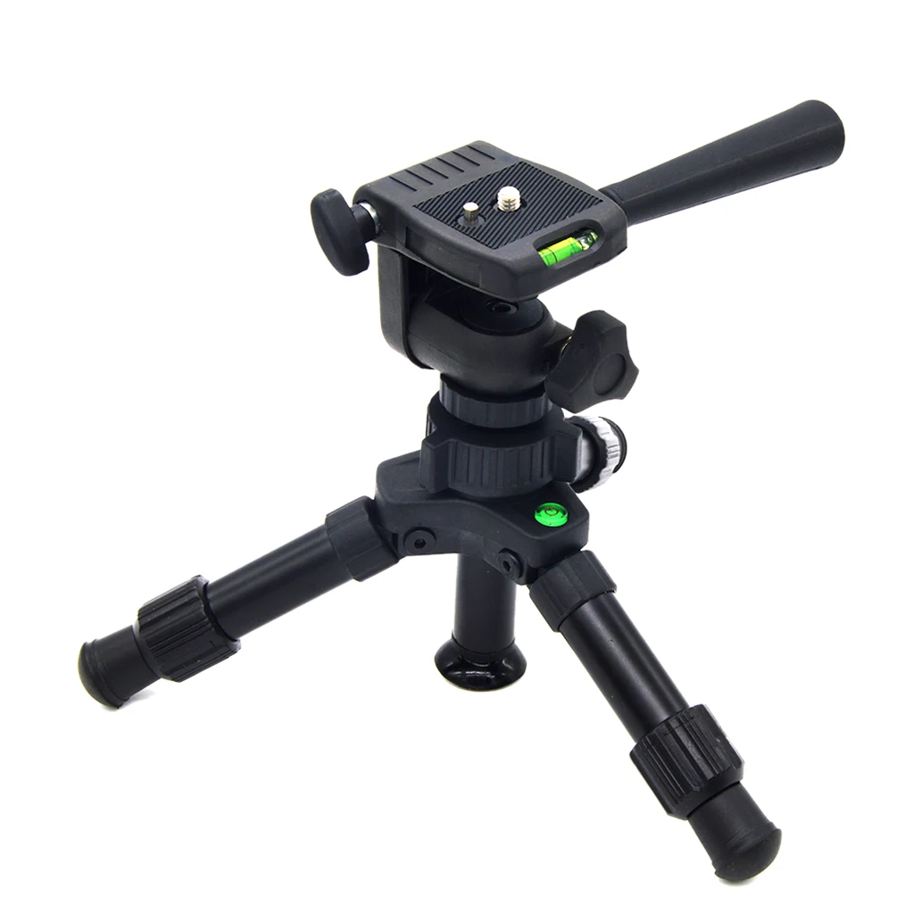 Portable Adjustable Folding Tripod Compact Desktop Macro Mini Tripod for Canon DSLR Camera