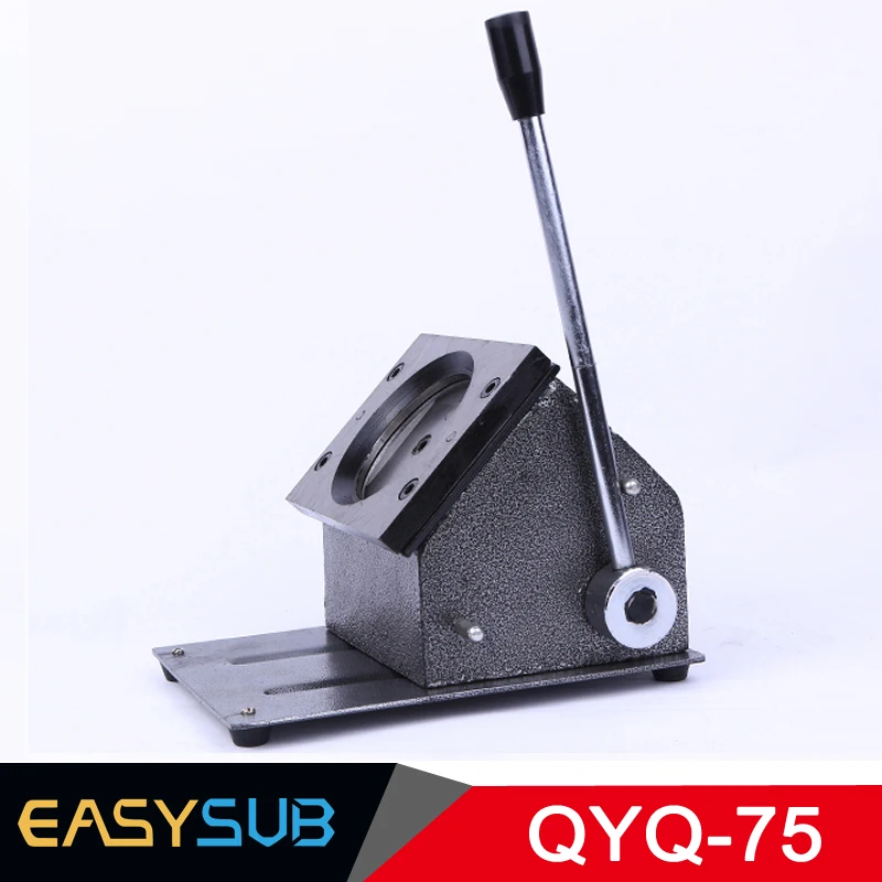 

Manual Round button paper cutter Badge makers round cutter making 75mm Pin Buttons