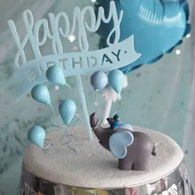 Милый слон кекс топперы пол раскрыть сувениры ребенка крещение для душа день рождения украшения для свадебного торта