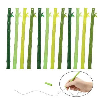 

12 Pcs Bamboo modeling 0.5mm Neutral Pen Black Pen For Student Stationery Suppli