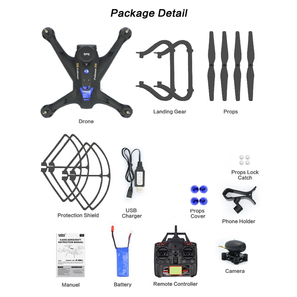 X183 профессиональная широкоугольная камера Дрон 1080P gps 5G wifi HD FPV Квадрокоптер-Дрон самолет вертолет селфи игрушки малыш - Цвет: black 1080p