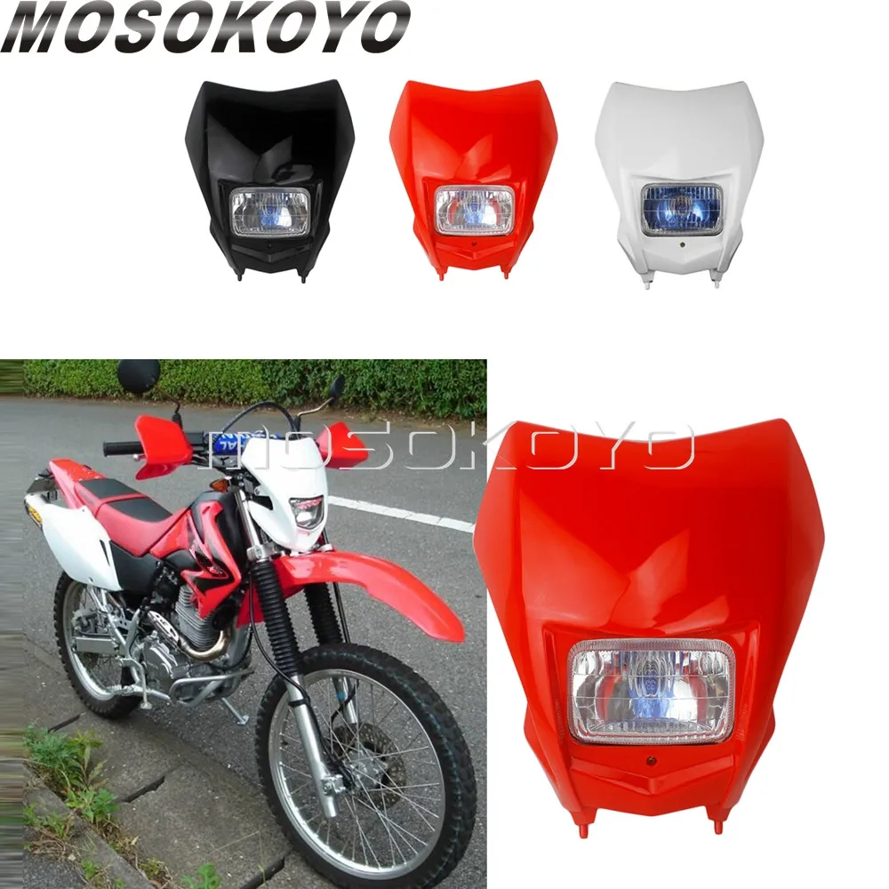 Мотокросса MX Enduro фар для Honda CRF150F CRF230F супермото Байк Фары Универсальный Yamaha Suzuki2015