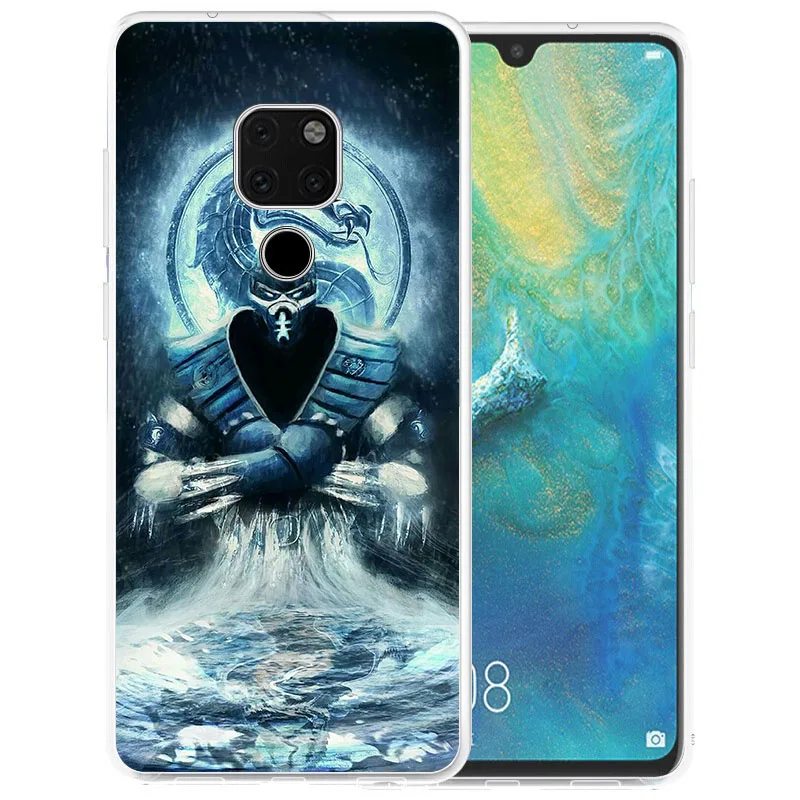 Лидер продаж мягкий силиконовый чехол для телефона из ТПУ Mortal Kombat Huawei P8 P9 P10 Mate 10 20
