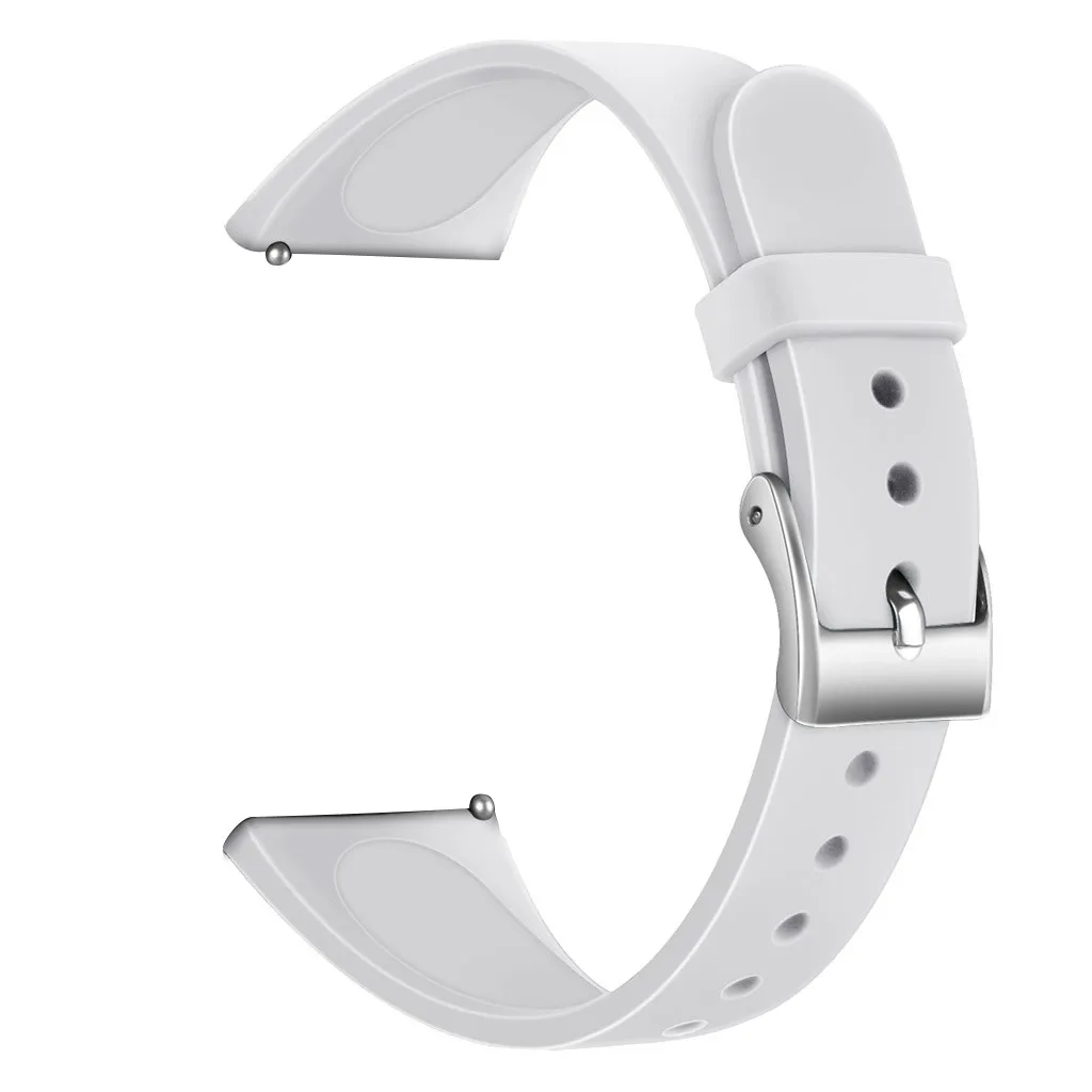 White Силиконовый ремешок для Fitbit Versa 2, ремешок для смарт-часов, сменный ремешок для мужчин, ремешок для наручных часов, женский, мужской браслет, спортивный, дышащий, 19 октября - Цвет: White