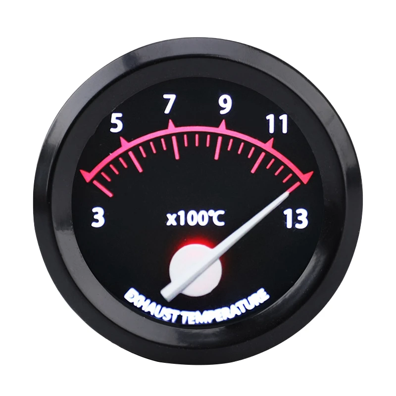 Car Exhaust Temp Gauge 300 1300 Celsius 12V 52mm 2inch Universal Exhaust Gas Temp Gauge Ext Temp