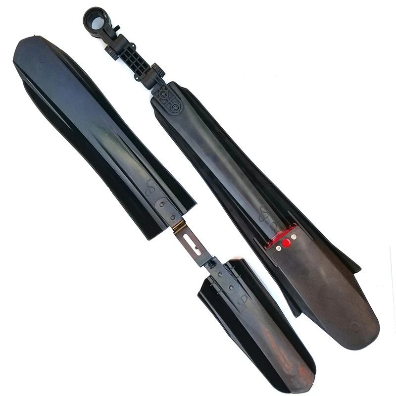 Fenders Mudguard Black Plastic Tire Road Extended Replacement Mountain