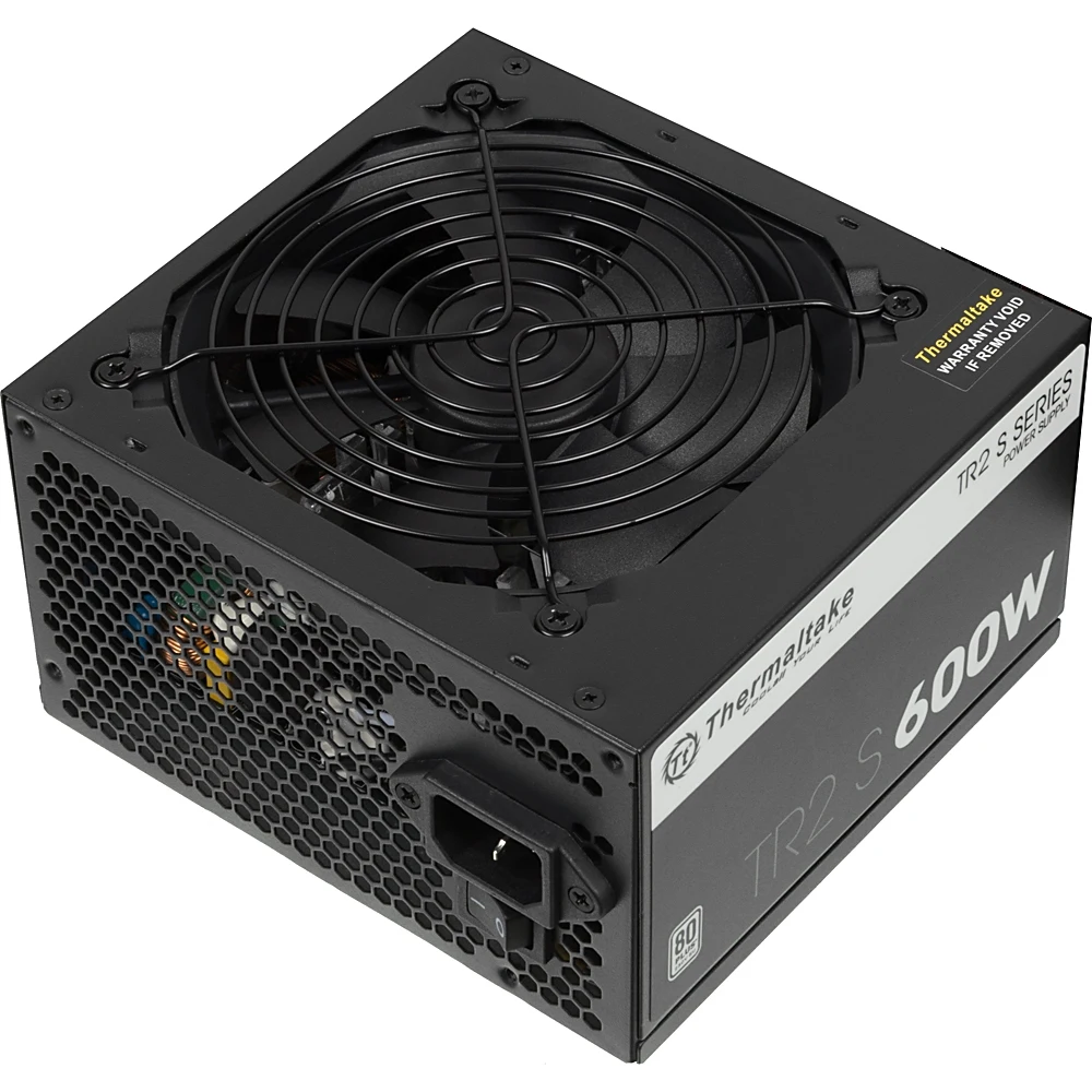 Блок питания Thermaltake ATX 600W TR2 S 80+(24+4+4pin) APFC 120mm fan 5xSATA RTL