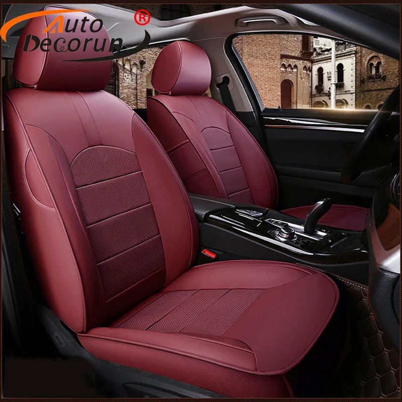 Чехлы AutoDecorun из воловьей кожи для автомобильных сидений аксессуары Infiniti jx35 чехол