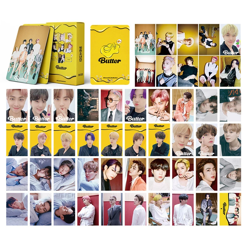 K-POP г. 54 шт./компл. южнокорейские группы плакат с карточками в стиле Ломо для