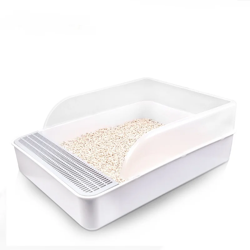 Cat Litter Pan Cat Litter Box with Cat Litter Scoop 49.5*36.5*18cm Cat Litter Pan Cat Litter Box with Cat Litter Scoop 49.5*36.5*18cm