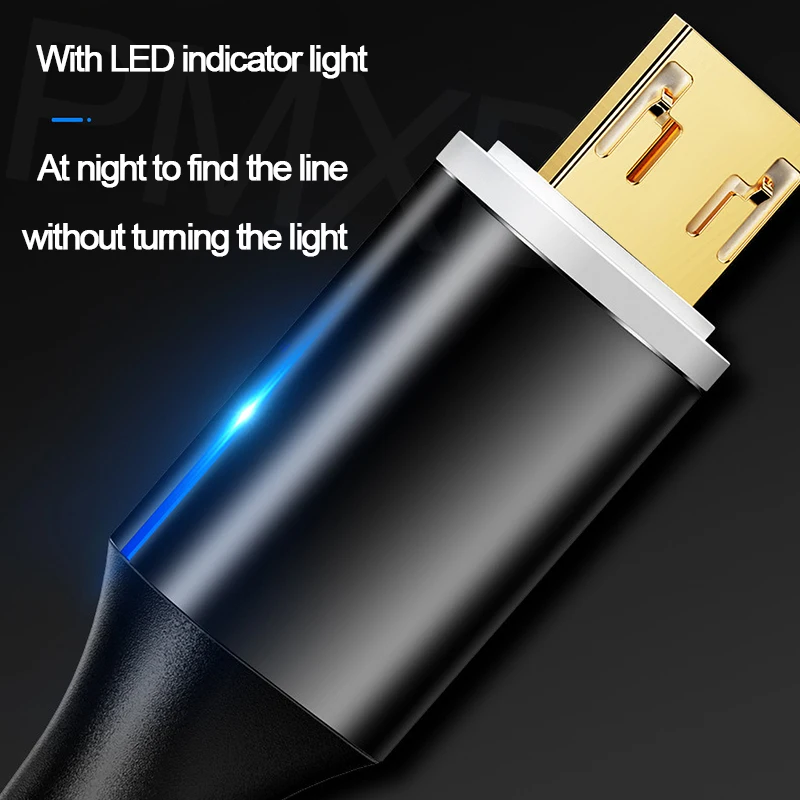 Магнитный usb-кабель 3 А, быстрое зарядное устройство, светодиодный, для IPhone 11, XR, type C, Micro USB, для samsung, xiaomi, Android, мобильный смартфон