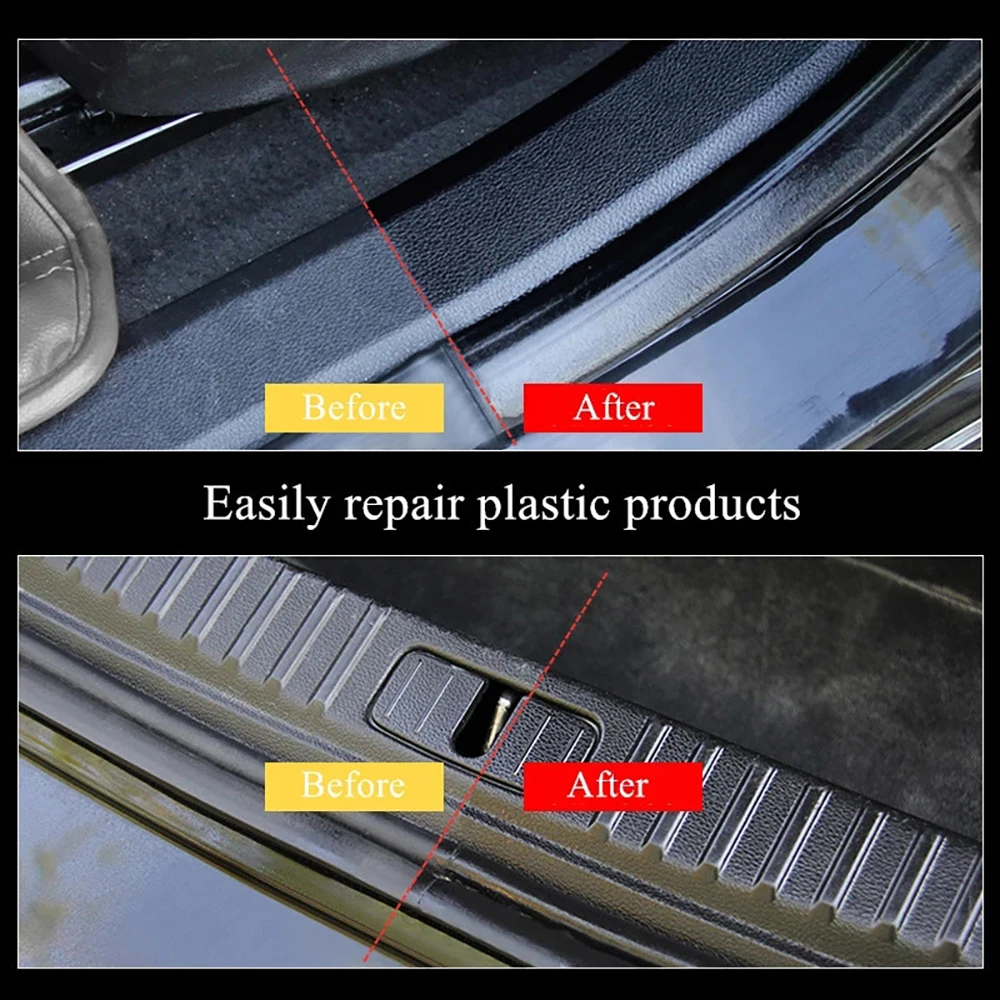 HGKJ 24 Plastic Exterior Recovery Restorer Trim Long-lasting Cleaner Agent Refresh Restoration Hydrophobic Coating Car Chemicals turtle wax ice