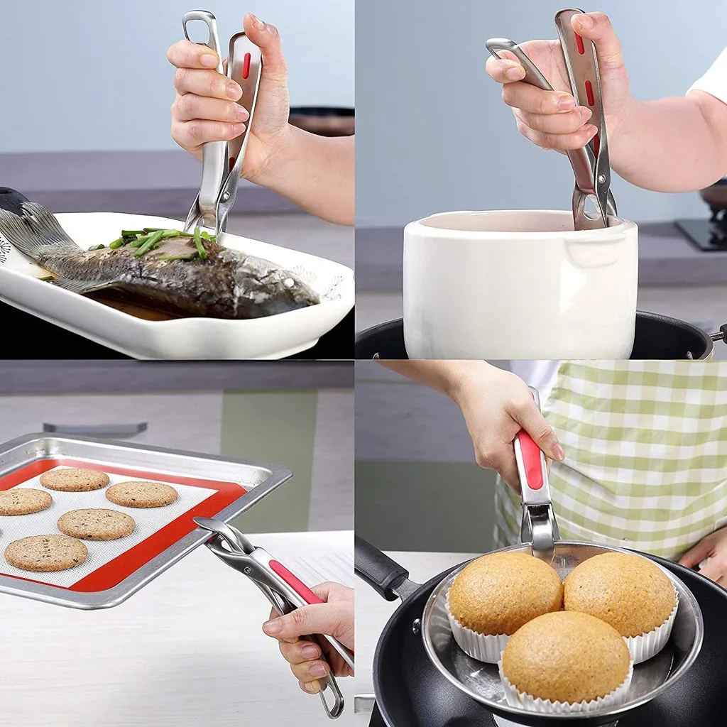 Take Bowl Stainless Steel Clip Multifunction Anti scalding Bowl Clip