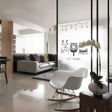 Современные новые китайские Прозрачные стеклянные наклейки freehand Абстрактная живопись чернилами стеклянная пленка украшение Непрозрачный кабинет чайная комната