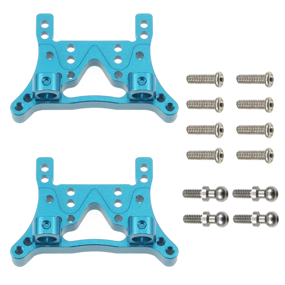 2Set Piastra Ammortizzatore Anteriore E Posteriore Per 1/18 Wltoys Rc Model Car A959
