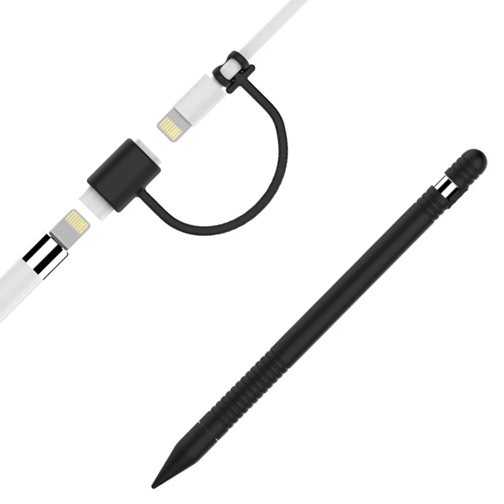 Black apple pencil case