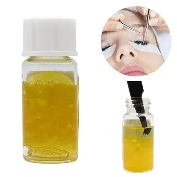 

10ML Professional Eyelash Extension Tweezers Cleaning Tools with Glue Remover Liquid and Sponge Ball Eyelashes Tweezers Cleaner