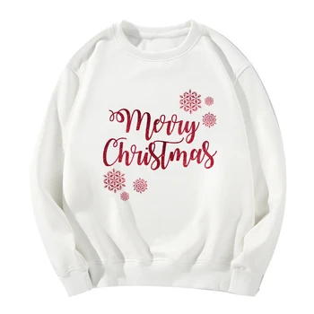

Showtly Red Snowflake Merry Christmas Women Hoodies Kpop Casaul Loose Sweatshirt Kawaii Harajuku oversized Hoodie Gothic Clothes
