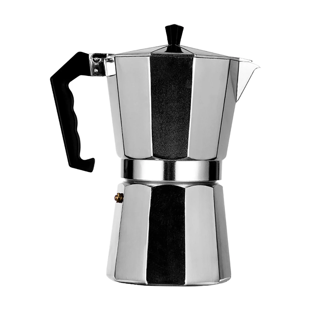 

Italian Aluminum Mocha Coffee Pot Household Thickened European-Style Octagonal Hand Coffee Moka Pot Cold Extraction Tool