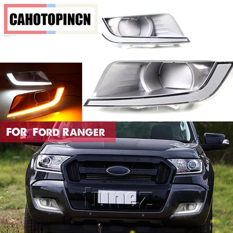 Для Ford Ranger T6 обновление 2015 2016 2017 указатель поворота реле 12V светодиодный DRL