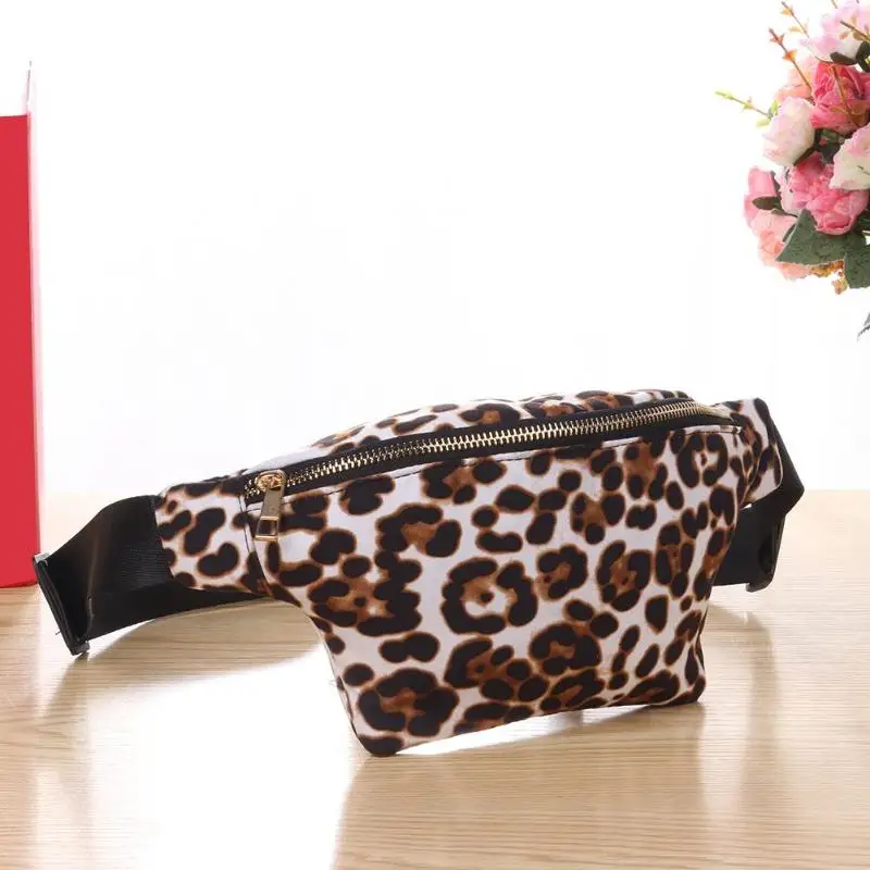 Леопардовый принт поясная сумка Женская поясная сумка большая сумка через плечо большая Вместительная женская сумка на молнии на плечо