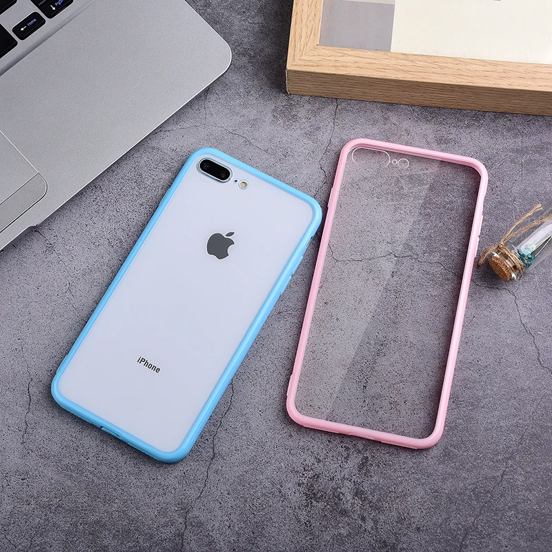 Прозрачный противоударный чехол бампер для телефона iPhone 11 Pro XS Max XR X 8 7 6 6s Plus 10