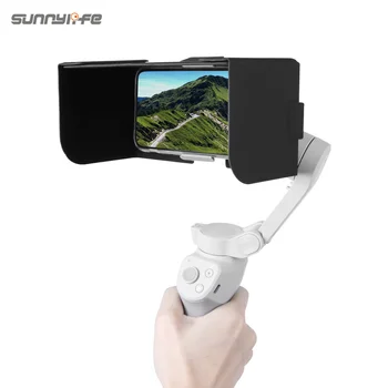 

Sunnylife Mobile Phone Hood Foldable Magnetic Leather Hood Sunshade for OM 4 Handheld Gimbal Accessories