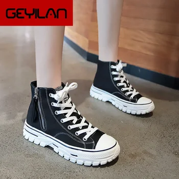 

Women's vulcanized shoes canvas sneakers color women casual shoes comfortable breathable flats shoes woman U12-32