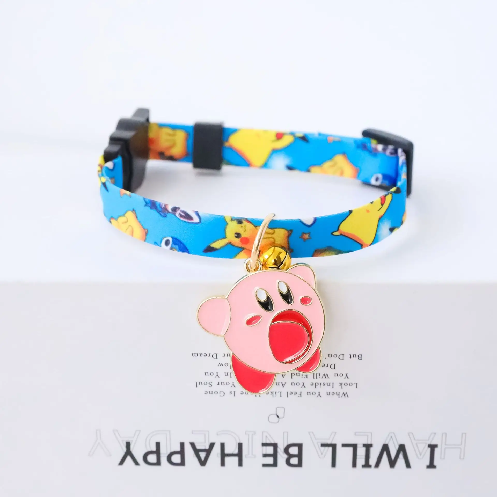 Newest Original Pokemon Cat Dog Collar Adjustable Bells Kitten Puppy Cute Fashion Collars Vogue Memory Pet Accessories Supplier dog collars engraved buckle