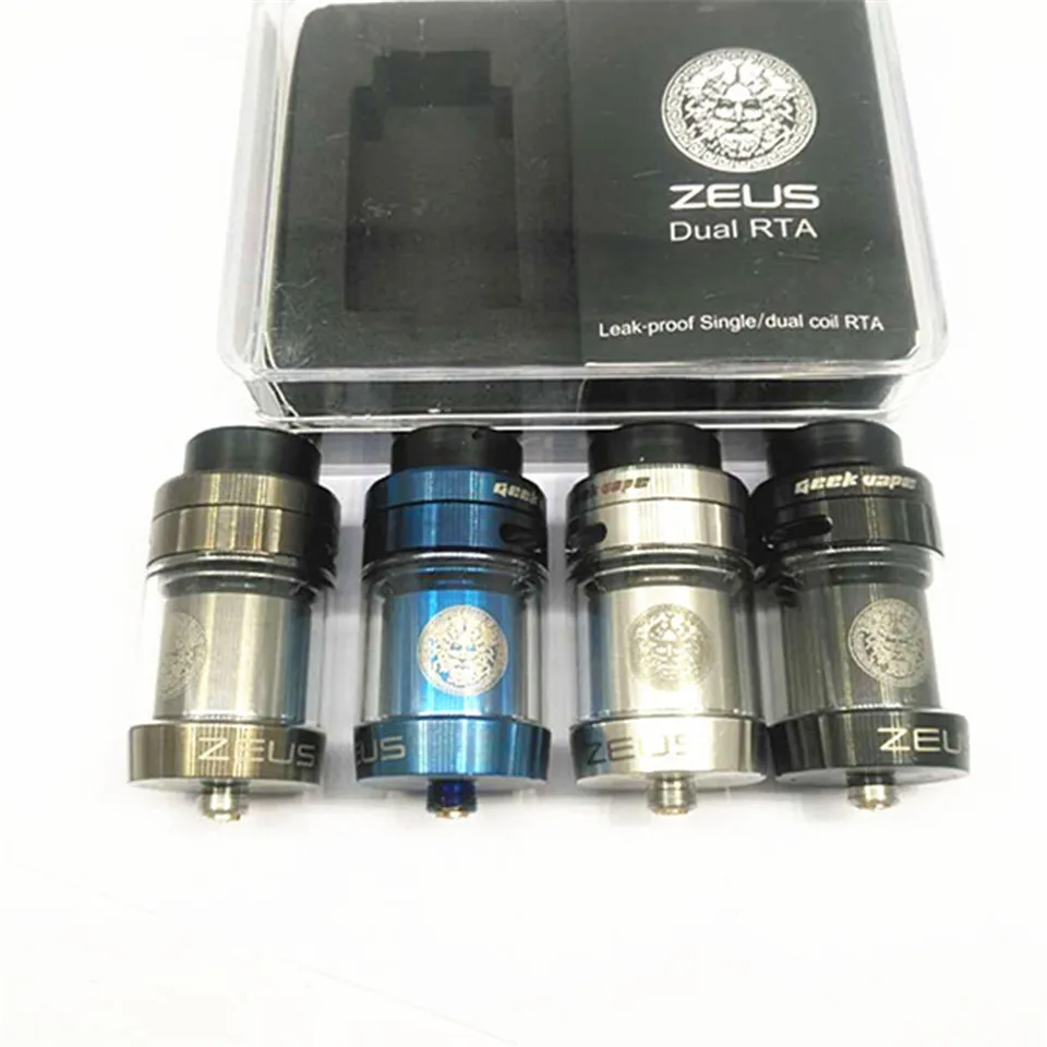 Zeus 2 поколения Zeus dual rta второго поколения атомайзер для хранения масла DIY двойной большой дым 4 мл хранение масла