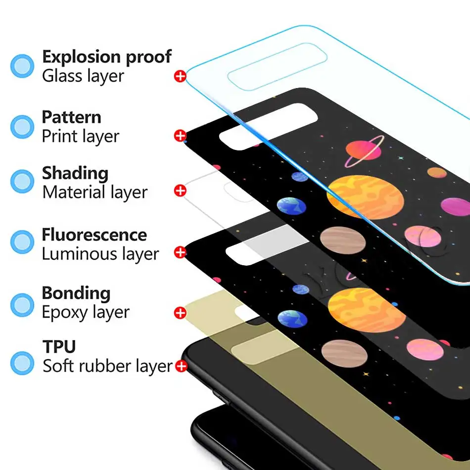 AAA чехол для samsung Galaxy A50 A70 A30 S A40 A51 J4 J6 плюс A71 A10 A20 M30s закаленное Стекло