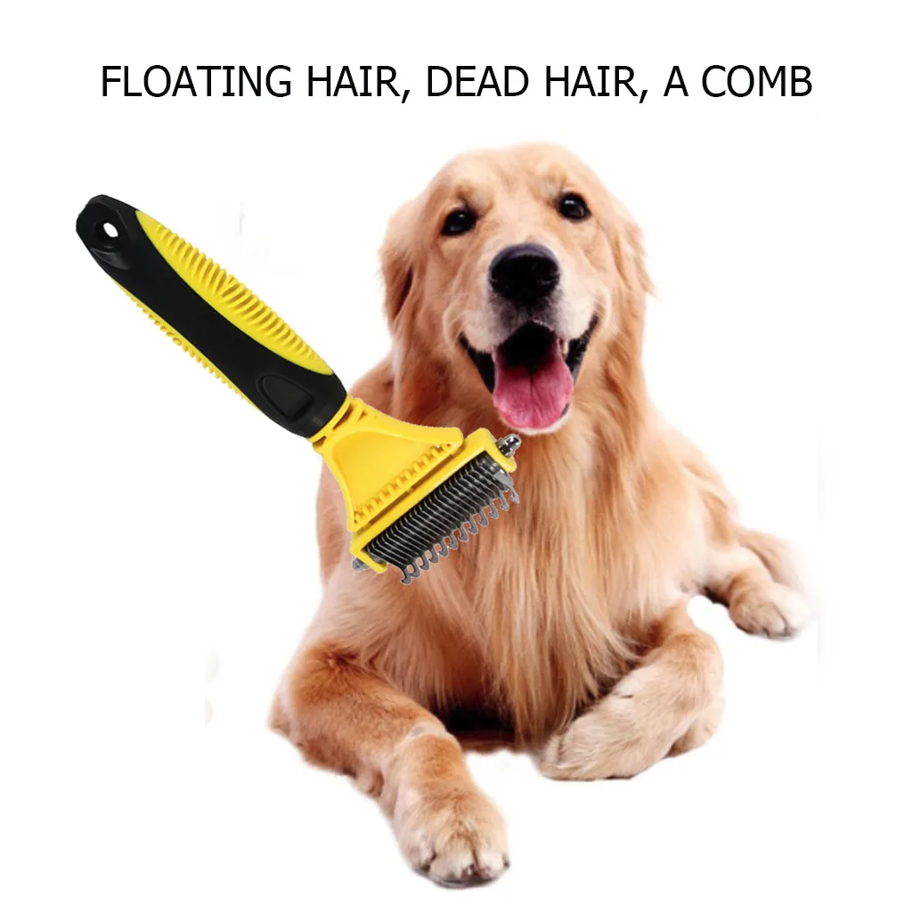 Pet Dog Deshedding Removal Hair Comb For Cat Grooming Brush Tool Hair Clipper Stainless Dog Cat 5