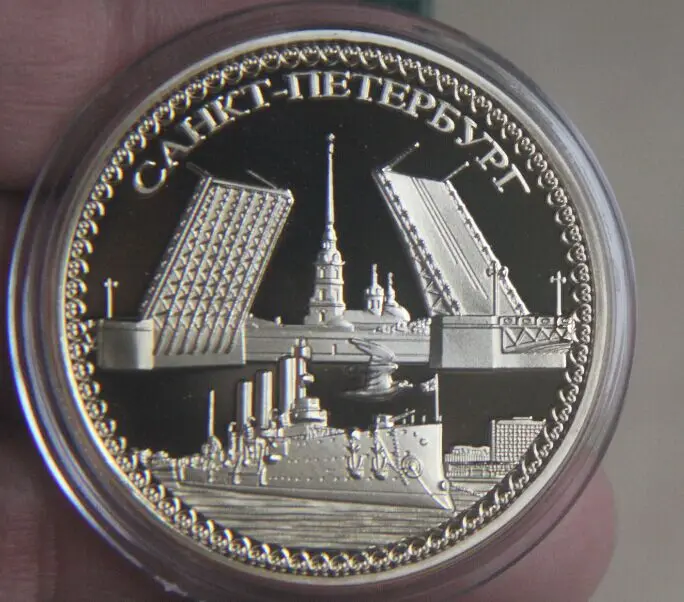 Крейсерский афродит Россия позолоченная монета памятная значок коллекция
