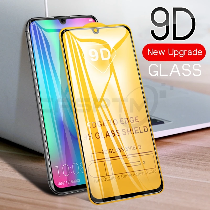 New 9D Screen Protector Tempered Glass For Huawei Y5 Y6 Y7 Y9 Prime Enjoy 9S 9e 9 Plus Full Coverage Toughened Protective Film | Мобильные