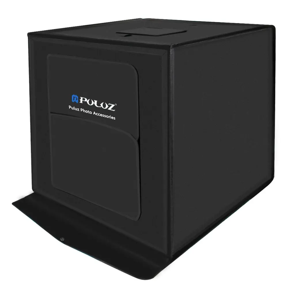 

PULUZ 40CM folding studio LED highlight dimming professional photo soft box Send 6 color background cloth