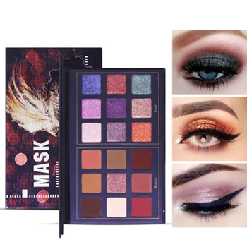 

18 Colors Eyeshadow Makeup EyeShadow Palette Powder Powder Blender Gorgeous Cosmetics Perfect Color Eye Shadow Tray Set M3