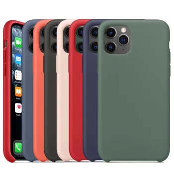 

20pcs official style silicone case for iphone 11/iphone 11 pro/iphone 11 Pro max cases cover covers tok etui coque kryt carcasas