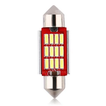 

4014-12SMD Heat Radiation Car Interior LED Lights Lamp Auto Map Roof Reading Bulbs Car Dome Light Highlight Number Plate Light