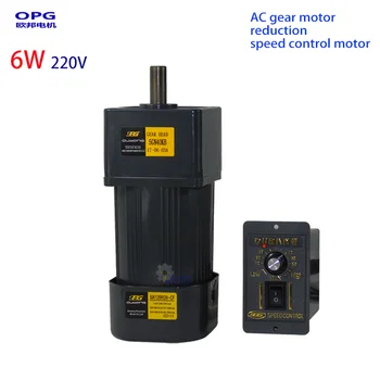 

6W 220V OPG miniature gear reduction motor + speed governor