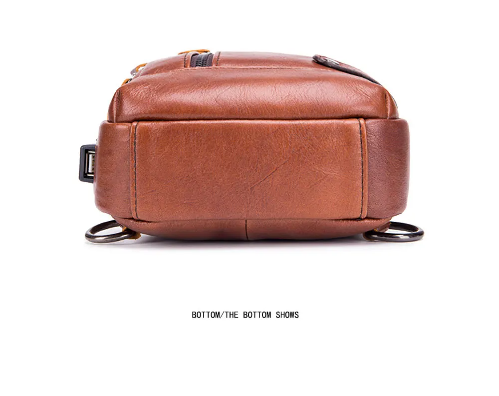 BULLCAPTAIN мужские сумки через плечо из натуральной кожи, сумка-мессенджер, противоугонная USB подзарядка, сумка на плечо для путешествий, нагрудная сумка