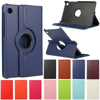 

PU Leather Shockproof Fold Stand Tablet Case Cover For Huawei MatePad T8 2020 8 inch 360 Rotating Smart Flip Case