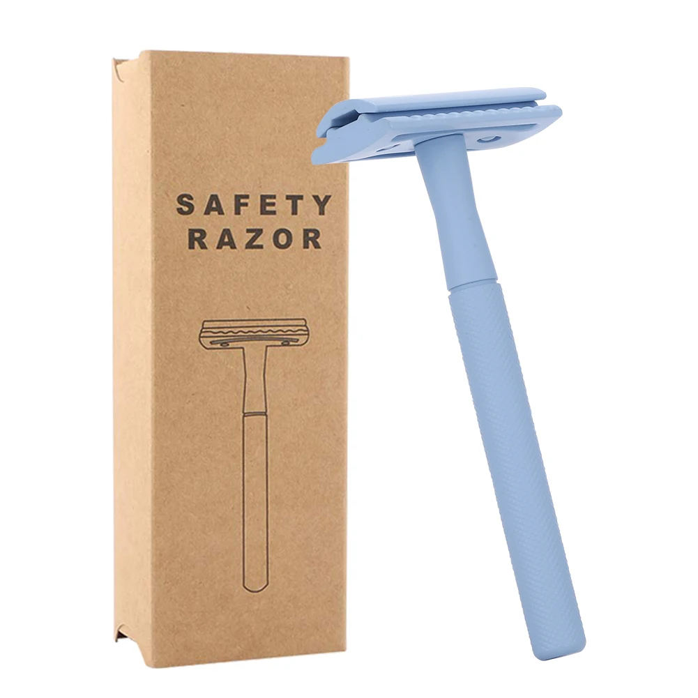 Double Edge Safety Razor Men Shaving Womens Hair Removal Classic Ladies Metal Unisex Manual Shaver | Красота и здоровье