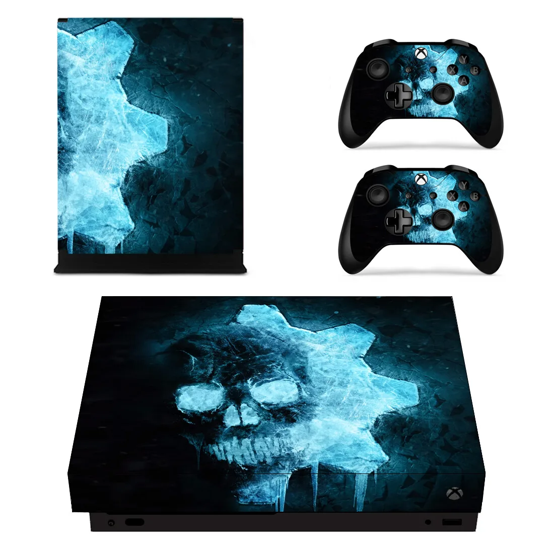 Gears 5 sticker s для Xbox One X Viny наклейки для кожи наклейки Pegatina для Xbox one X консоли пульты дистанционного управления