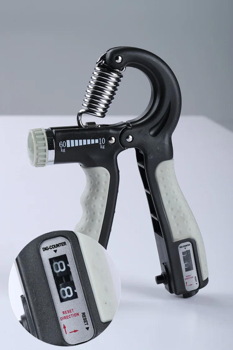 HAND GRIP A Black Poign e De Sport R glable En Forme De R 10 60kg hand-grip-a-black-poign-e-de-sport-r-glable-en-forme-de-r-10-60kg