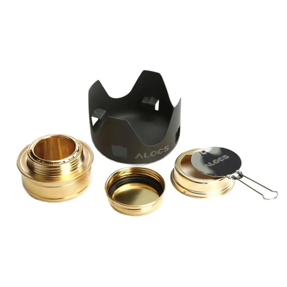 

Outdoor Alcohol Stove Base Furnace Body Cover Flame Regulating Valve Compact Burning Appliance High Firepower